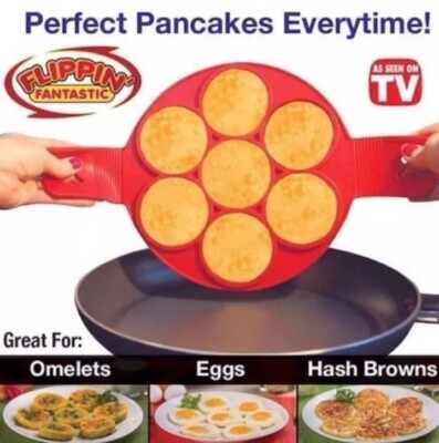 Eierring Pfannkuchen Maker Silikon Form Frühstück Kochen Omelett Essen Werkzeug Flip
