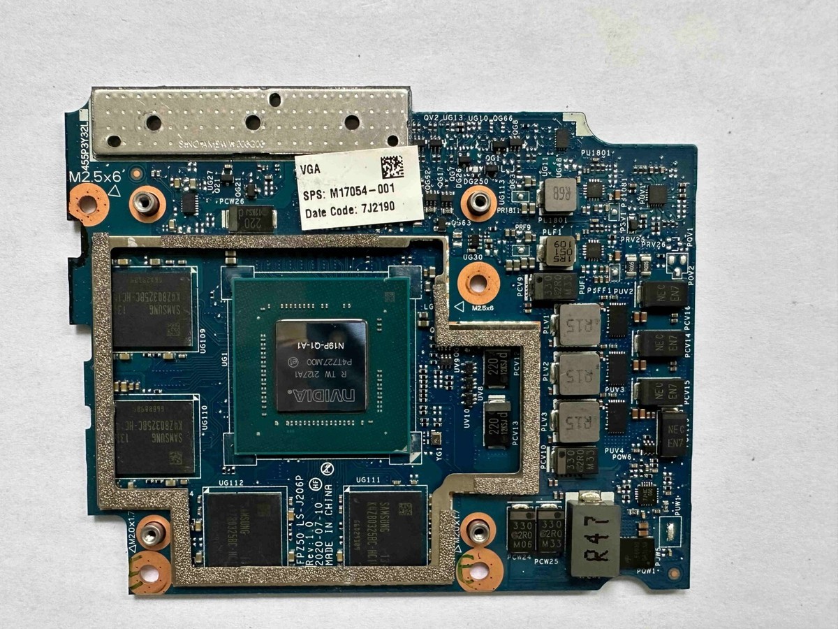 NEW HP ZBook Fury 15 G7 Fury 17 G7 VIDEO CARD M17054-001 NVIDIA NEW HP ZBook Fury 15 G7 Fury 17 G7 VIDEO CARD M17054-001 NVIDIA