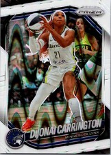 DiJonai Carrington 2025 Panini Prizm WNBA White Seismic #9 Minnesota Lynx