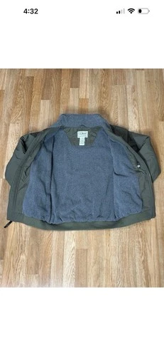Lot Of 3 LL bean Jacket Men Small Bomber Green/Blue/Navy Blue Full Zip Fleece .! image 7