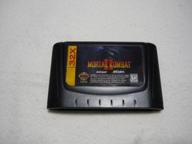 Mortal Kombat II (Sega 32X, 1994) Cart & Manual, Tested!