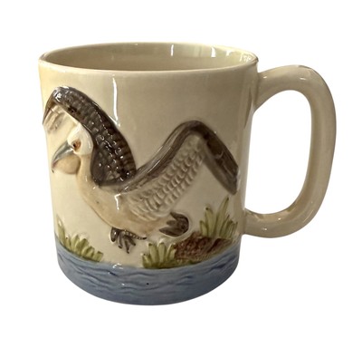Vintage 1980s Otagiri Pelican 3D Coffee Mug Rare