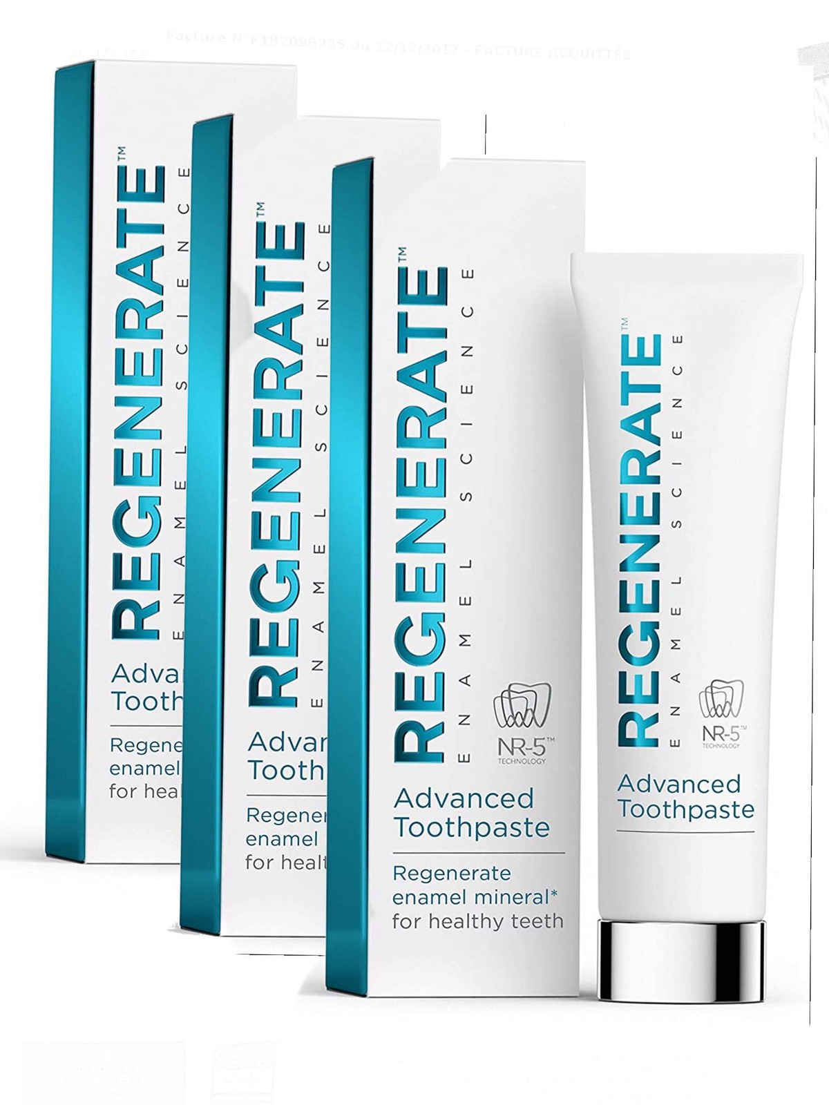 Dentifrice Regenerate Enamel Science répare émail abîmé pack de 3