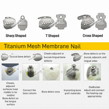 GBR Bone Incremental Titanium Mesh Membrane Implant Dental Regeneration Plates