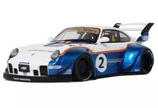 GT Spirit 1/18 RWB x Liberty Walk 2023 White Blue Mini Car GTS530 New