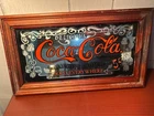Vintage Coca Cola 8” x 14”  Delicious Beautifully Refreshing Drink Mirror Sign