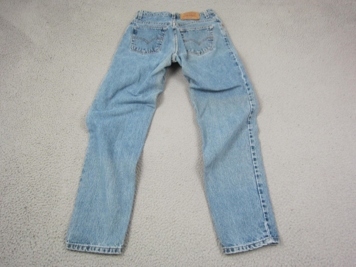 Vintage Levis 550 Jeans Teens 7 Jr W 26 L 29 Blue Relaxed Fit