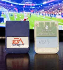  Lot Of 2 PS1 Limited Edition EA Sports Playstation Memory Card/Model SCPH-1020