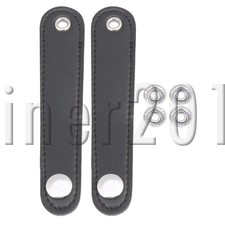 2 x Accordian Straps PU Leather Suitable for Bass Accordion 14x2.5cm