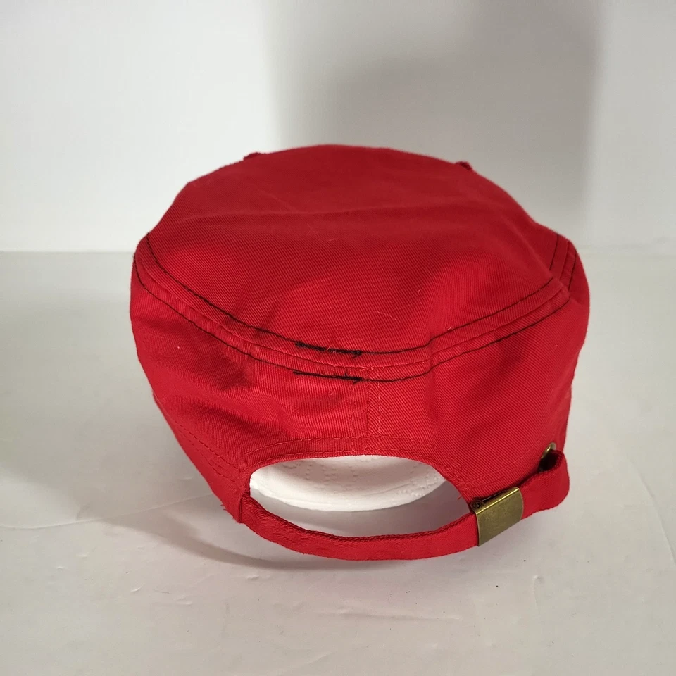 CowGirl Horseshoe Stars Cadet Hat Cow Girl Cap Pink Distressed Embroidered Bling - Image 3 of 4