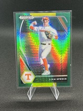 2021 Panini Prizm Draft Picks Green Pulsar Prizm PDP154 Liam Spence