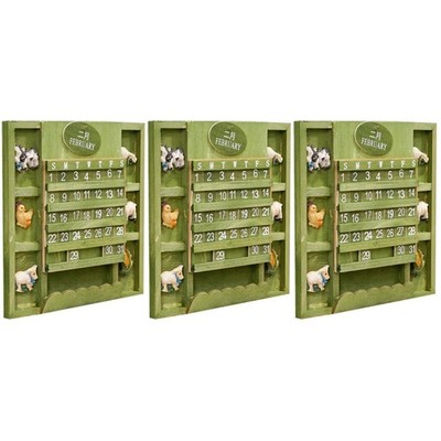  3 PCS Dekorativer Kalender Weihnachtsschmuck Entzückende Dekoration