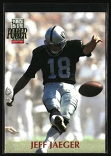 1992 Pro Set Power #18 Jeff Jaeger