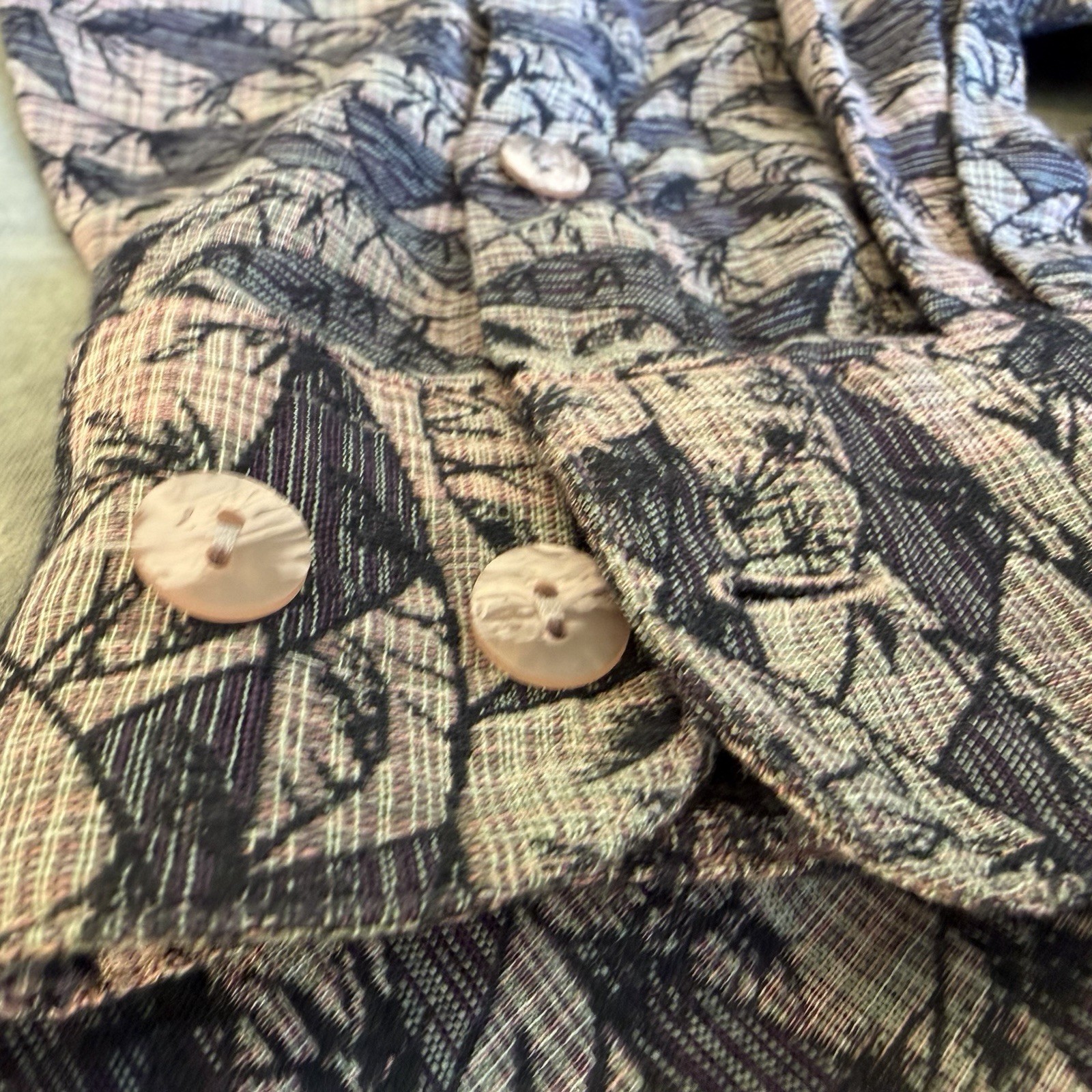 Jhane Barnes Multicolor Geometric Pattern Long Sl… - image 7