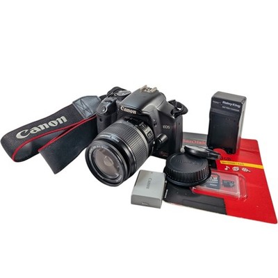 Canon EOS Rebel XSi 450D 12.2MP DSLR Digital Camera w/ EF-S 18-55mm IS Lens