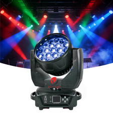 19x15W Led Moving Head Light RGBW 4in1 Zoom Wash Stage Lights For Wedding Church