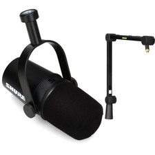 Shure MV7X Dynamic Podcast Microphone with Boom Arm Bundle