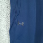 Under Armour SweatPants Mens Large Coldgear Fleece Lined Blue Drawstring