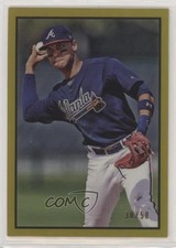 2019 Bowman Heritage Chrome Prospects Gold Refractor 30/50 Derian Cruz fm0