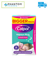 Calpol Vapour Plug Refills XL 10 Count (Pack of 1) (REFILL Pads only)