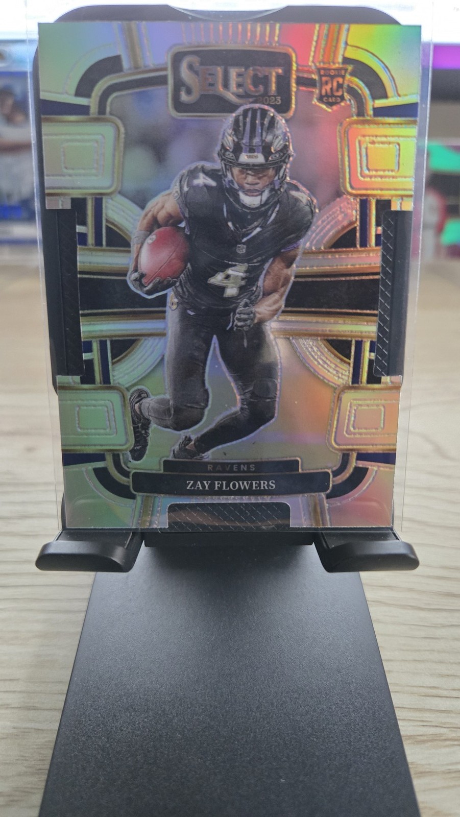 2023 Panini Select #8 Zay Flowers Silver Prizms