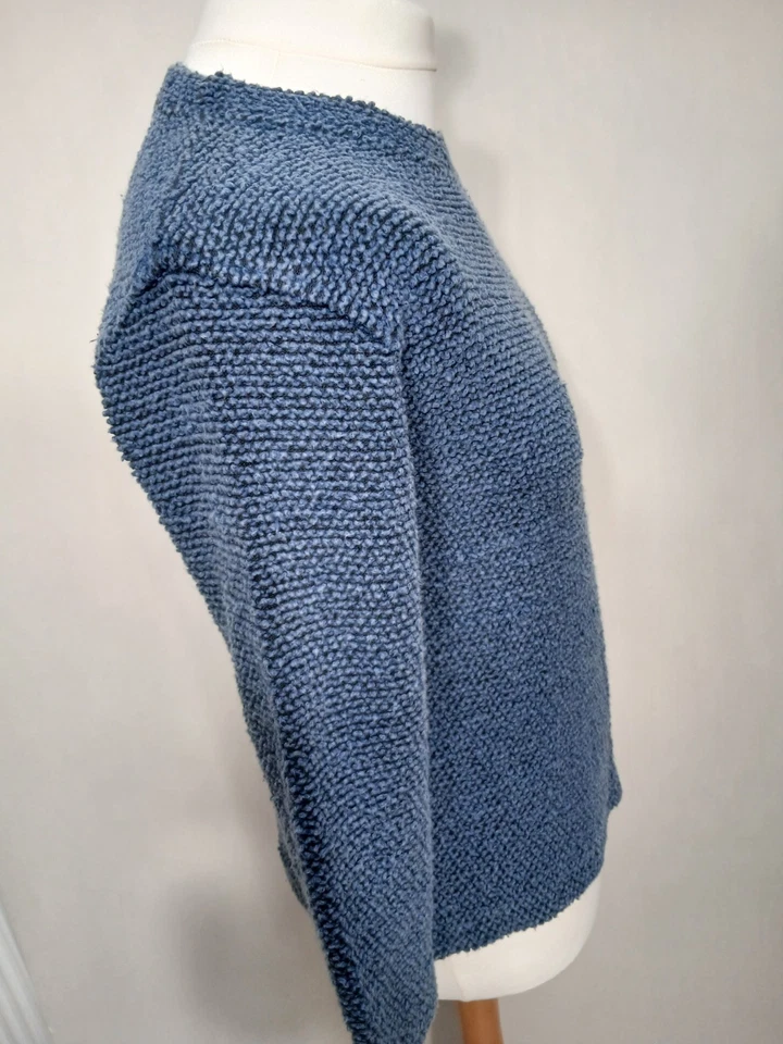 Boys Weird Fish Macaroni Jumper Size Medium M Blue Sweatshirt BNWT Crew Neck - Image 3 of 4