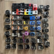 Lot of 65+ Mixed Brand Action Cameras UNTESTE...