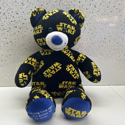 Build-A-Bear Star Wars (Disney) schwarz mit gelbem Logo offiziell - Lucas Film Ltd