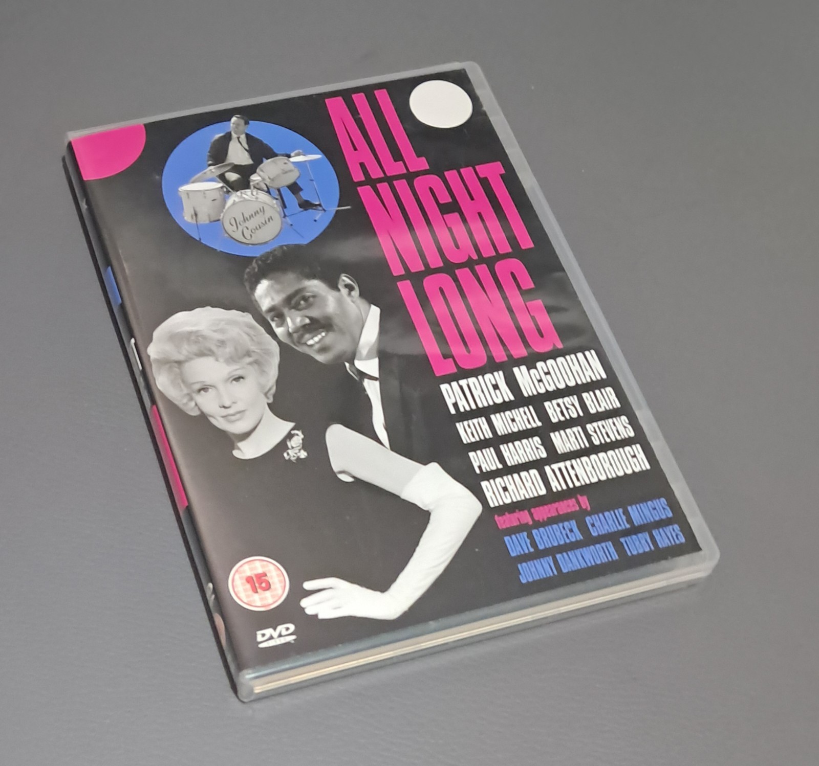All Night Long- DVD- Jazz- Attenborough- Brubeck- Mingus (DIR) Dearden