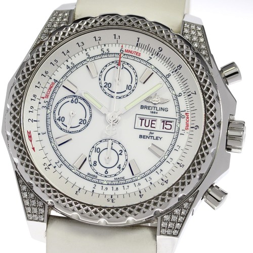 BREITLING Bentley GT2 A13365 Chronograph white Dial Automatic ...