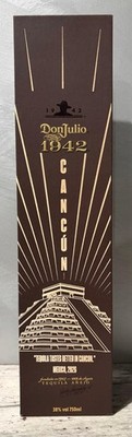 Don Julio 1942 CANCUN Mexico Limited Edition Empty Box 750 ML Brand NEW Mint