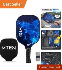 Pickleball Paddles, USAPA Approved Fiberglass Surface Pickleball Set with Pic...
