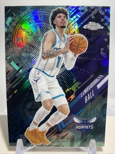 2025 Topps Chrome LaMelo Ball Refractors Aqua (RAW)