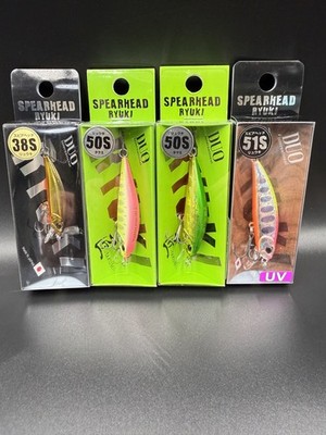 DUO Spearhead Ryuki Bundle 4 Lures Trout Set 38S 50S Takumi 51S Sinking JDM Japa