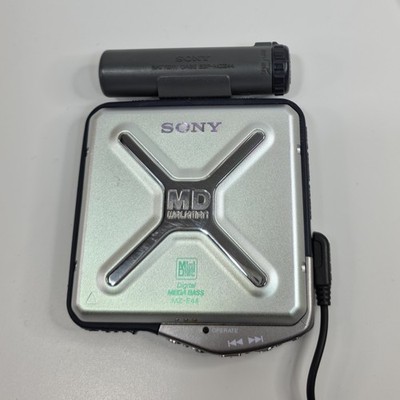 Sony MZ-E44 MD Walkman MiniDisc Player w Remote & Headphones