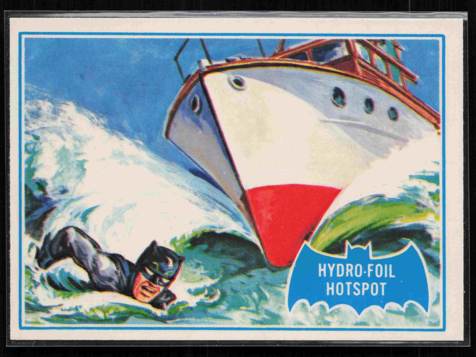 1989 Topps Batman 66' Deluxe Reissue Edition #3B Hydrofoil Hotspot NM