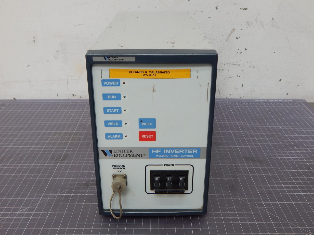 UNITEK MIYACHI 1-243-01 HF INVERTER WELDING POWER CONTROL 300 PK 1000 HZ 23 KA M