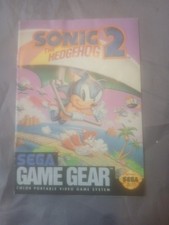 Sonic the Hedgehog 2  For Sega Game Gear - Cartridge And Manual - Tested 