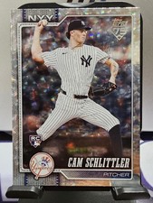 2026 Topps Series 1 - Cam Schlittler #111 Silver Crackle Foil (RC)
