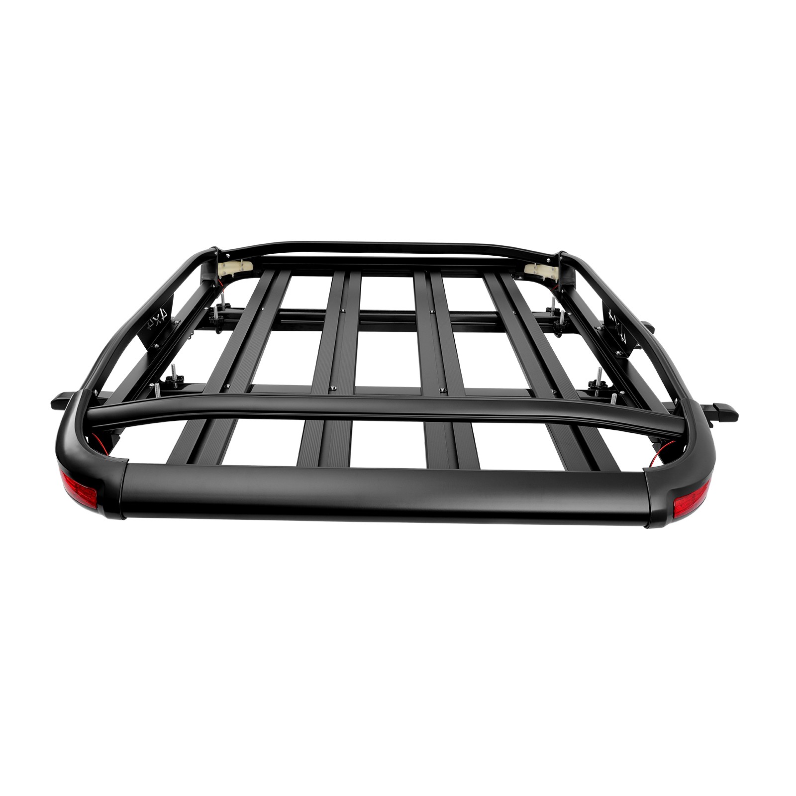 For Chevy Equinox 50" Roof Rack Cargo Basket Carrier + Cross Bars w/ LED Lights