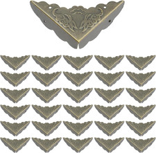 30PCS Box Corner Protectors Decorative Corner Protector Antique Bronze Edge Guar