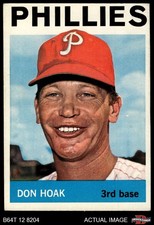 1964 Topps #254 Don Hoak Phillies 4 - VG/EX