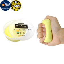 CanDo Theraputty Plus Hand Exercise Putty for 4 oz, Yellow X-Soft