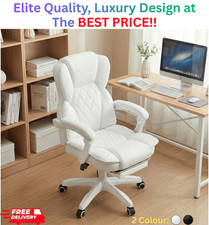 UKCatch Office Desk High Back Adjustable Height Ergonomic Swivel Computer Chair