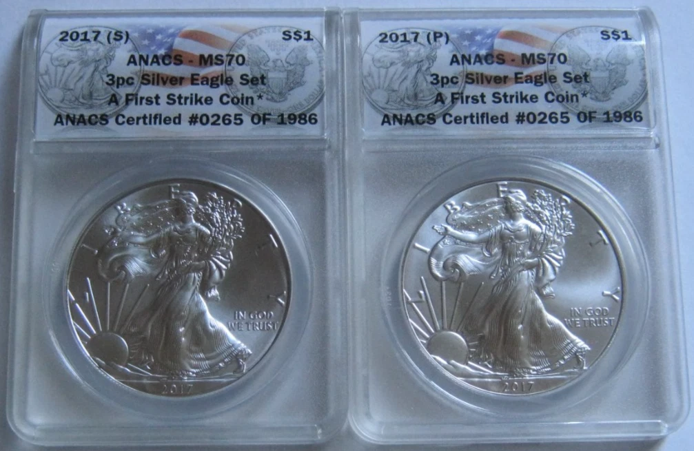 2017 ANACS Certified Silver Bullion Coins for sale | eBay