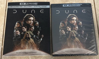 Dune 4K Ultra HD Blu-ray + Digital (2021) BRAND NEW SEALED With Slipcover