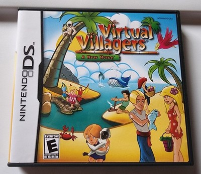 Virtual Villagers: A New Home (Nintendo DS, 2010) Complete CIB TESTED