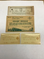 Champ Decals HO Scale HX-15: NRC Illinois Central Express Reefer