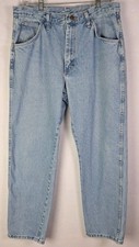 Rustler Legendary Gold Womens 32x28 Jeans High Rise Straight Made in USA Vintage