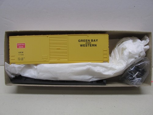 ROUNDHOUSE~ GREEN BAY & WESTERN 40' BOX CAR # 1136~KIT~ESCALA HO | Zustand: New